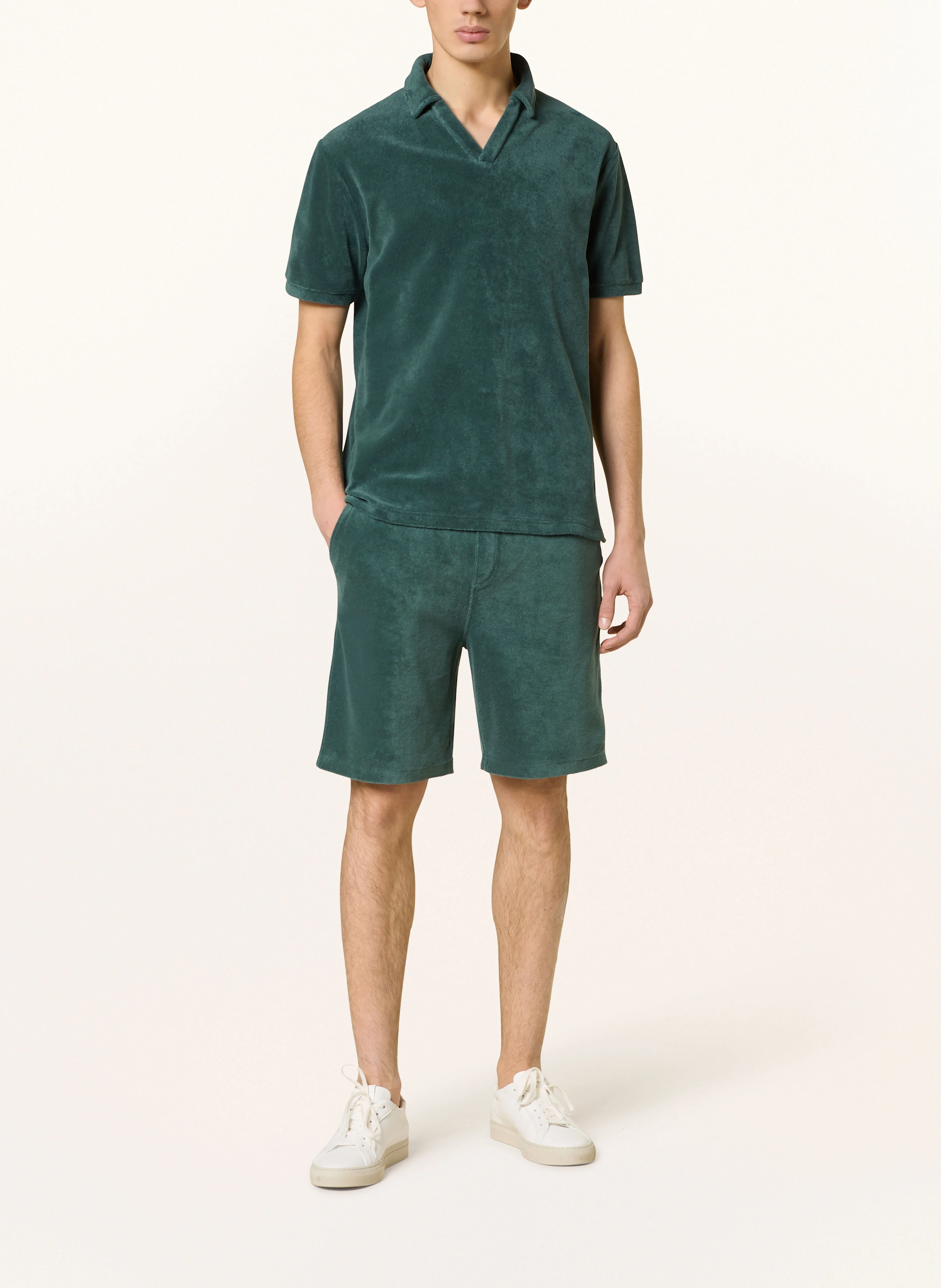 Juvia Frottee-Poloshirt