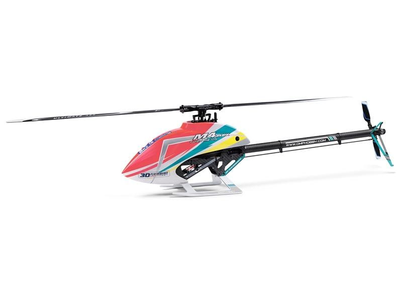 OMPHobby Helikopter M4 Max Rot, Bausatz OMP M4 Flybarless 3D Heli der 400er klasse