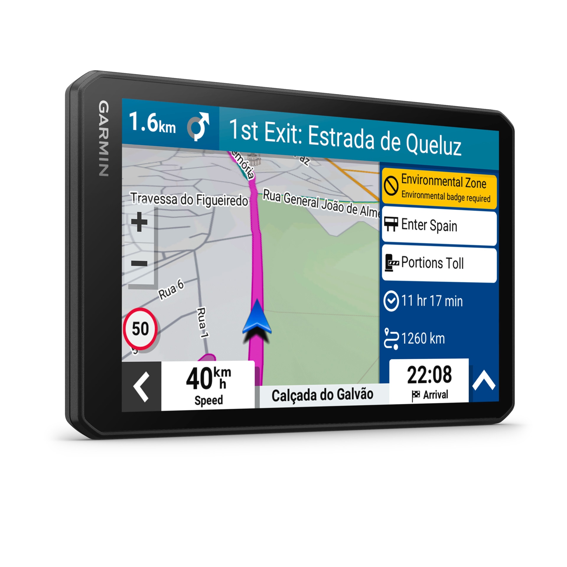 Garmin PKW-Navigationsgerät »DRIVECAM 76 EU« (Europa (46 Länder) Karten-Updates)