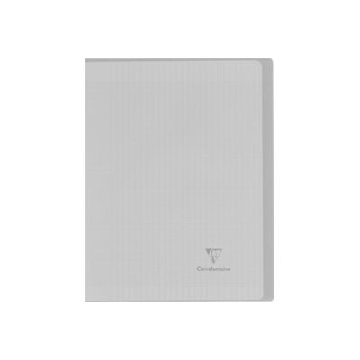 Clairefontaine Koverbook - Cahier polypro 24 x 32 cm - 48 pages - grands carreaux (Seyes) - disponible dans différentes couleurs