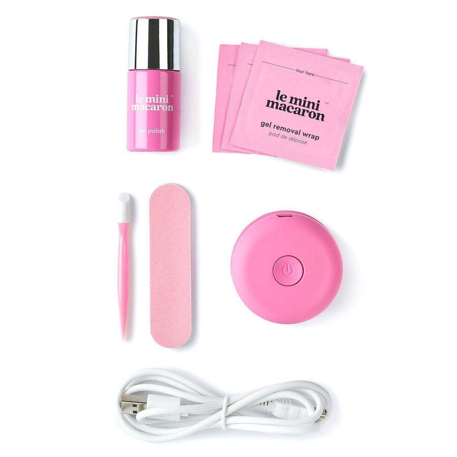 Le Mini Macaron Manicure Kit Bubblegum Crush