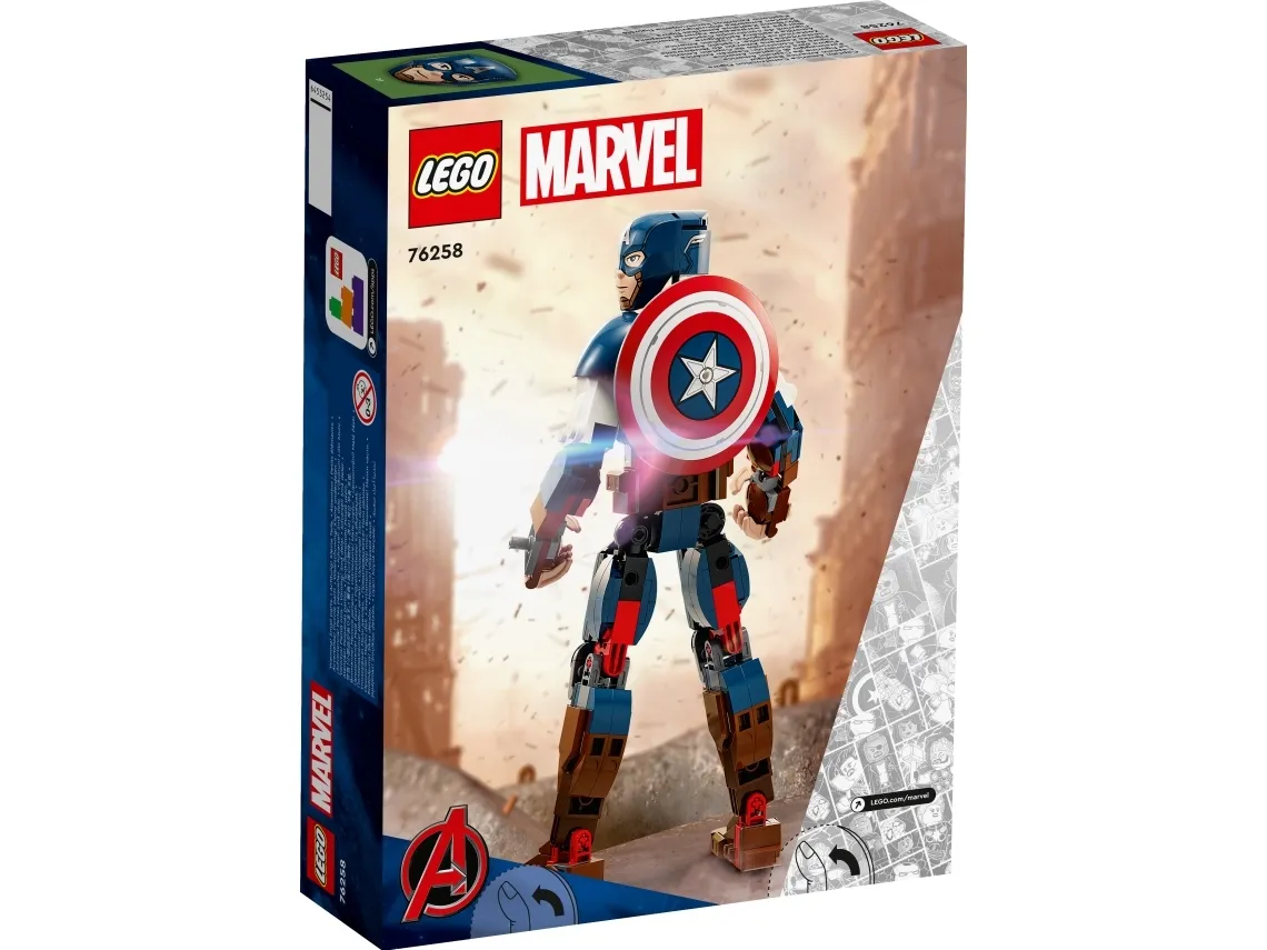 LEGO Super Heroes Marvel 76258 Byg selv-figur af Captain America