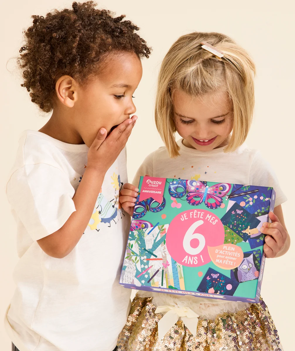 AUZOUMON COFFRET D'ANNIVERSAIRE - JE FÊTE MES 6 ANS !