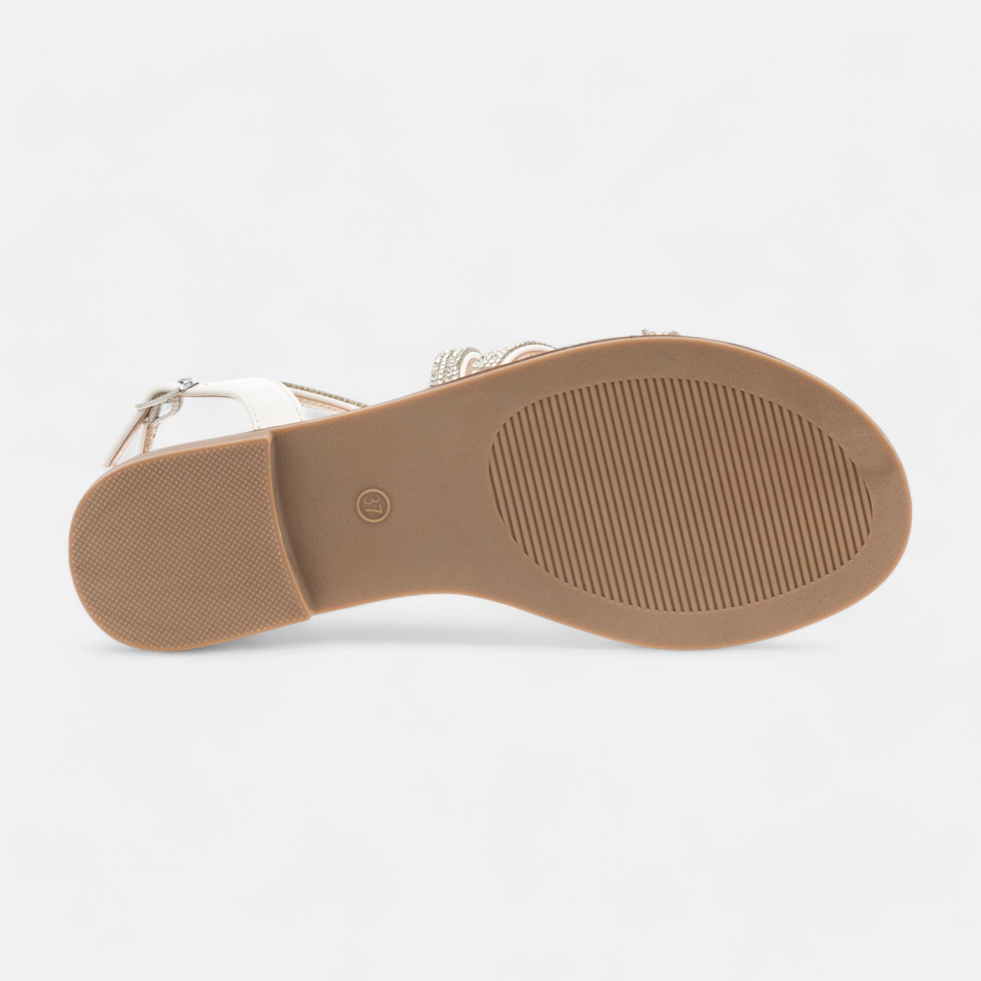 Nu-pieds Femme blanc