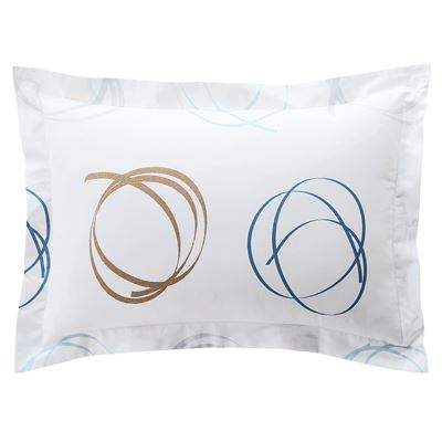 Linge de lit rayures et spirales - BECQUET CRÉATION