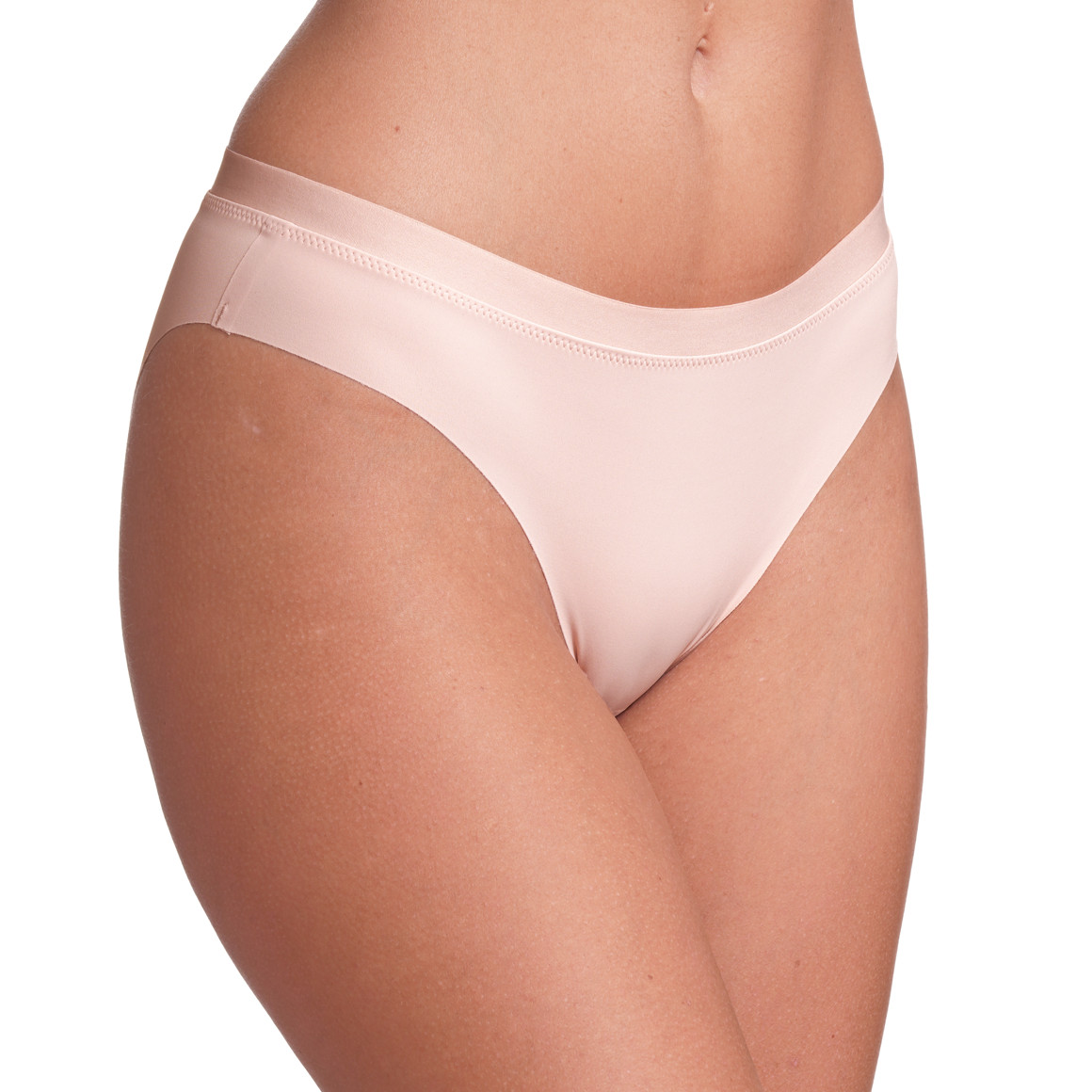 Gina Benotti 3 Damen Slips in Seamless-Qualität oliv / rosa / schwarz
