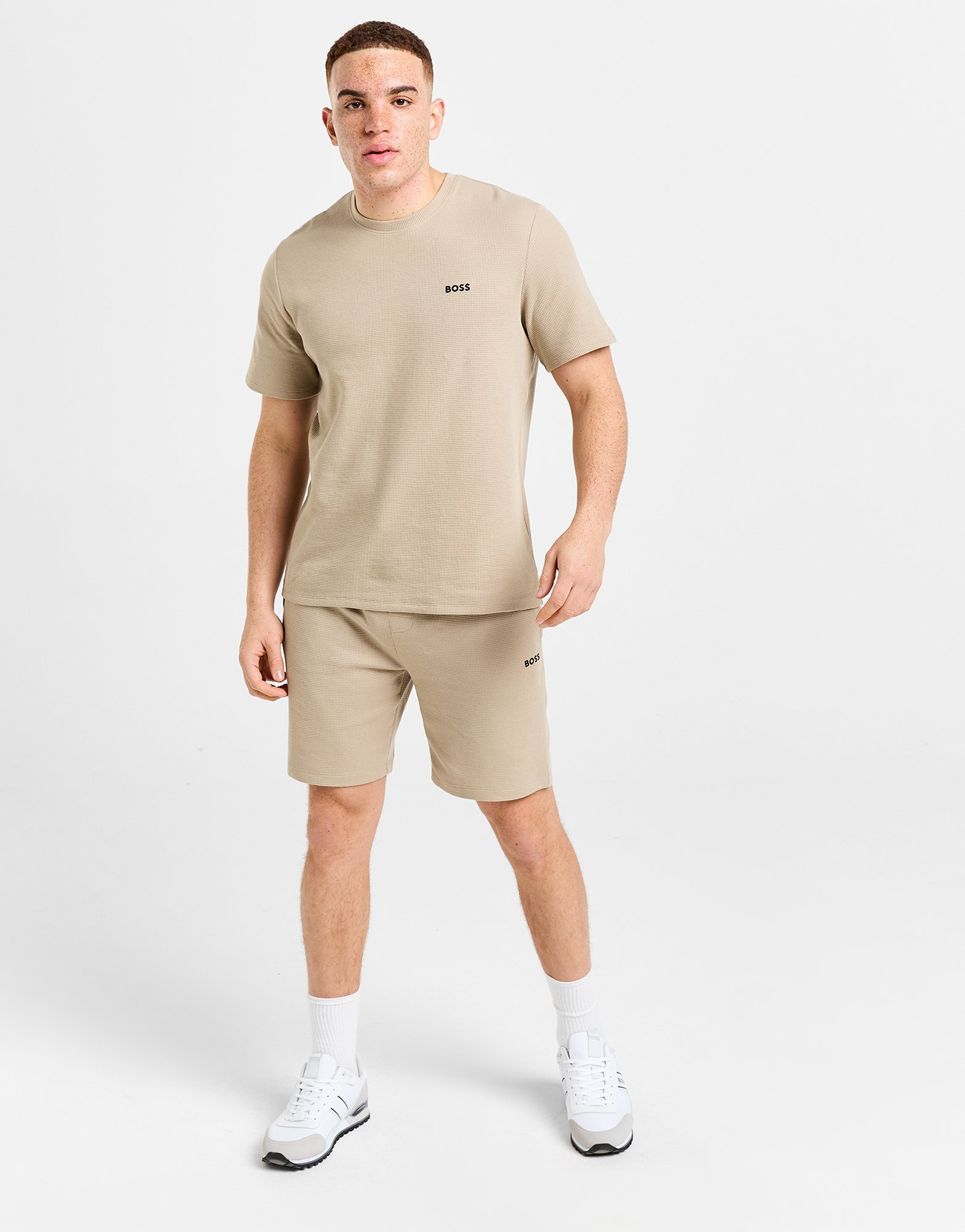 BOSS T-shirt Waffle Homme