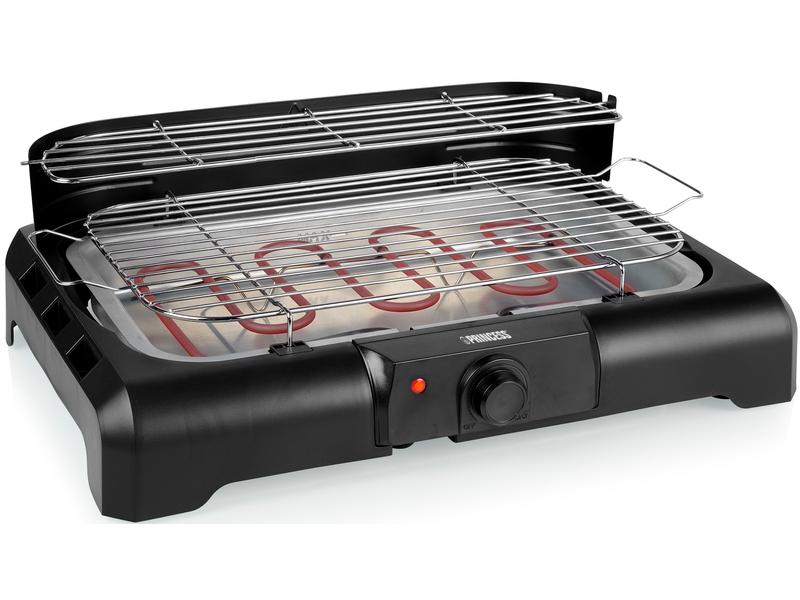 Tristar Standgrill Elektro, 2200 W 2-in-1-Elektrischer Stand oder Tischgrill