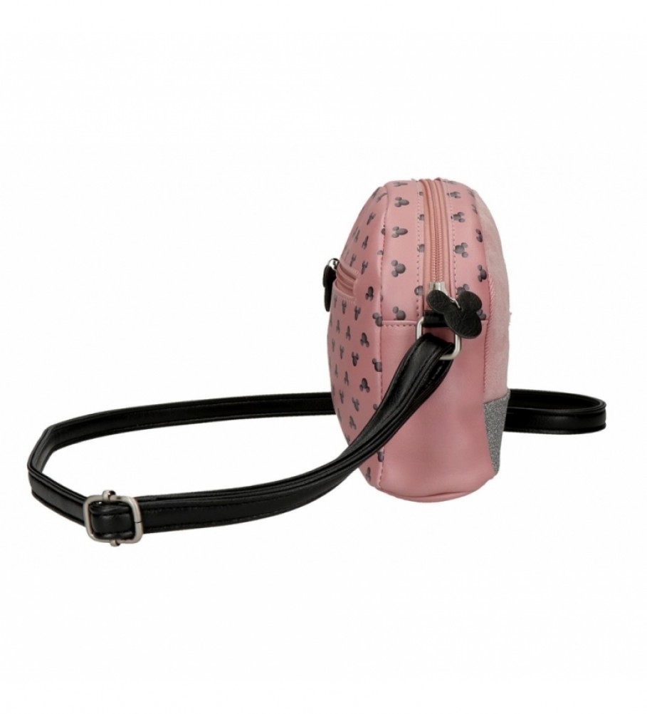 Bolsa de ombro rosa Disney Mickey The Blogger - 20,5 x 16,5 x 6 cm -