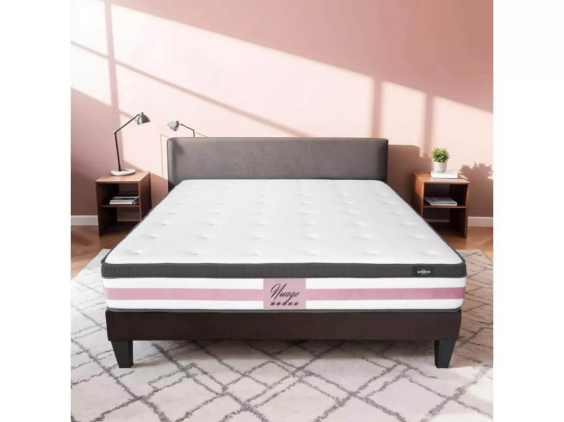 Matelas Nuage mousse Haute densité Accueil mémoire de forme 24 cm - 140 x 190 cm