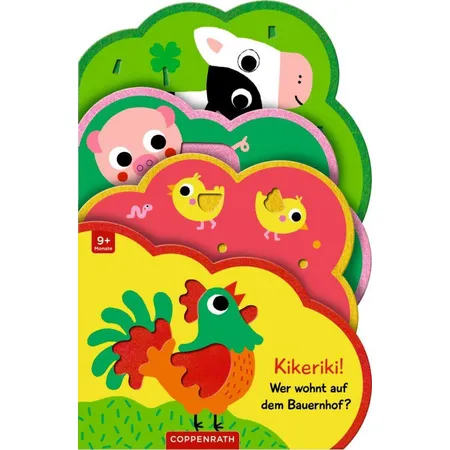 Coppenrath Verlag Mein Filz-Fühlbuch: Kikeriki! Wer wohnt auf dem Bauernhof?