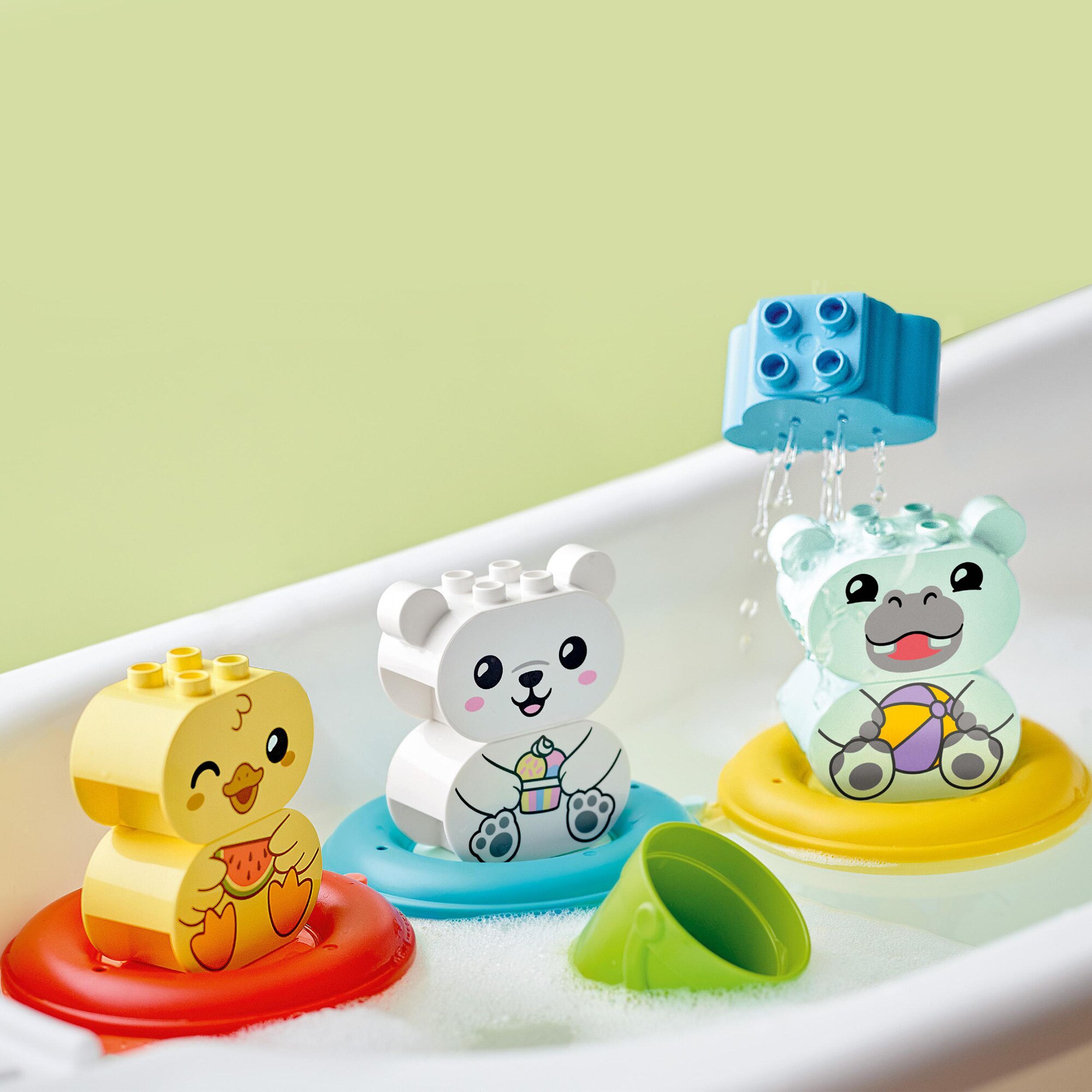 LEGO Konstruktionsspielzeug DUPLO Badewannenspaß: Schwimmender Tierzug
