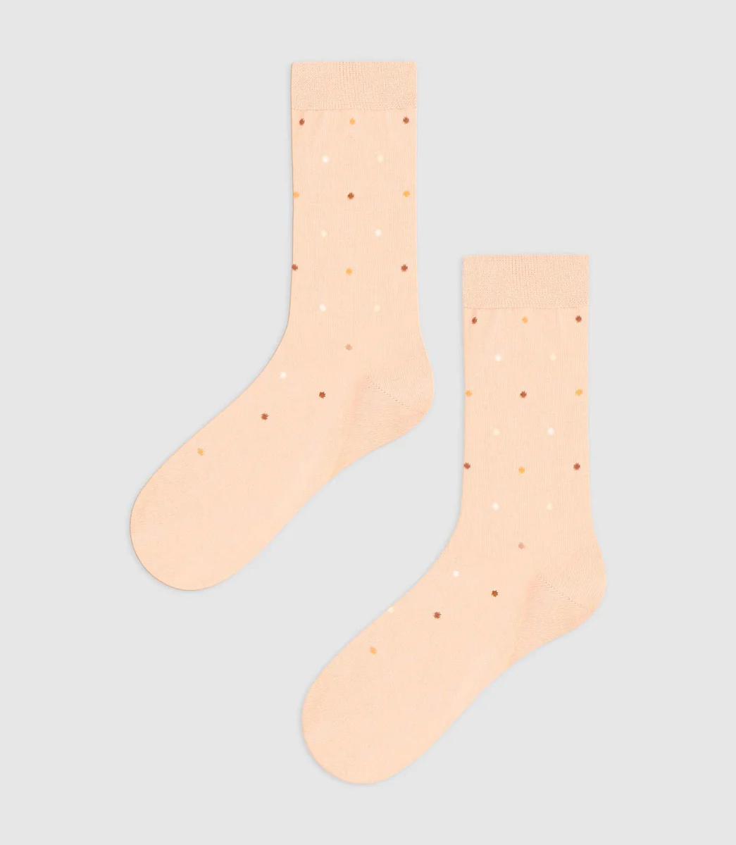Pack de chaussettes unies beige