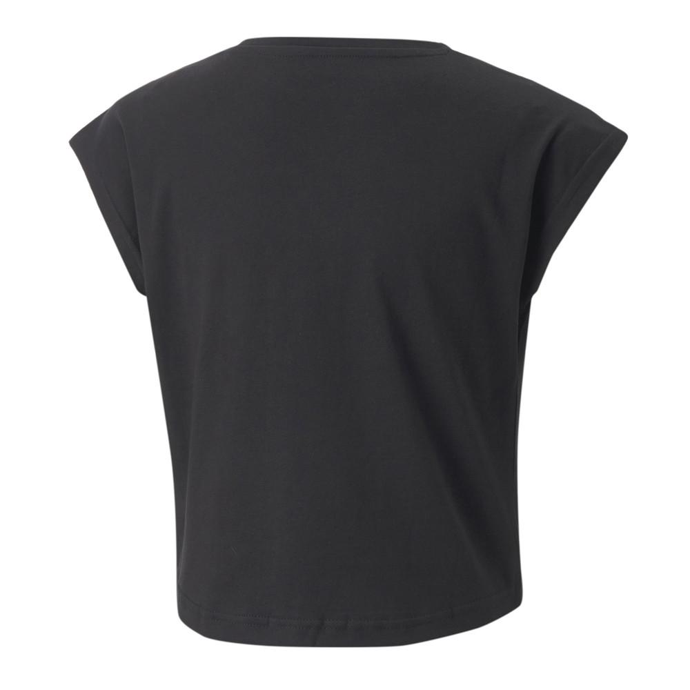 Puma T-shirt Noir Fille Puma Tape Tee G