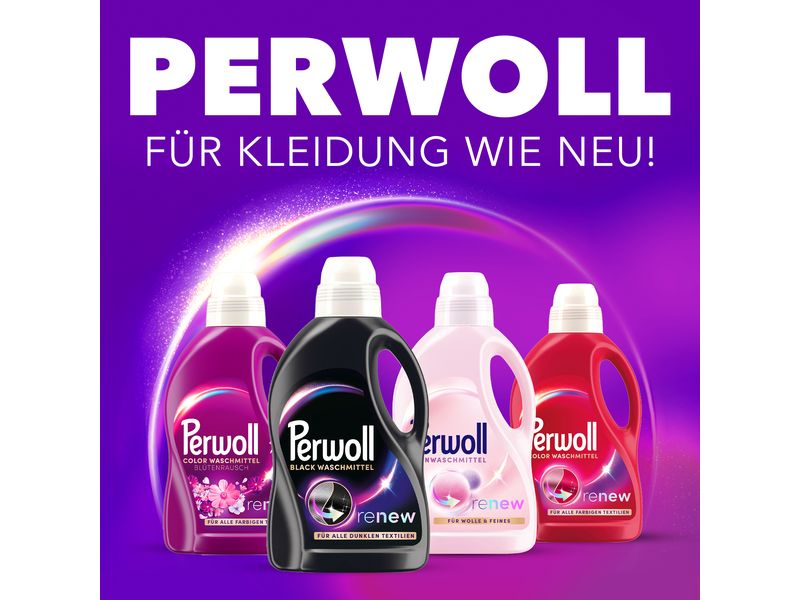 Perwoll Flüssigwaschmittel Black 2.6 l Feinwaschmittel für schwarze und dunkle Wäsche