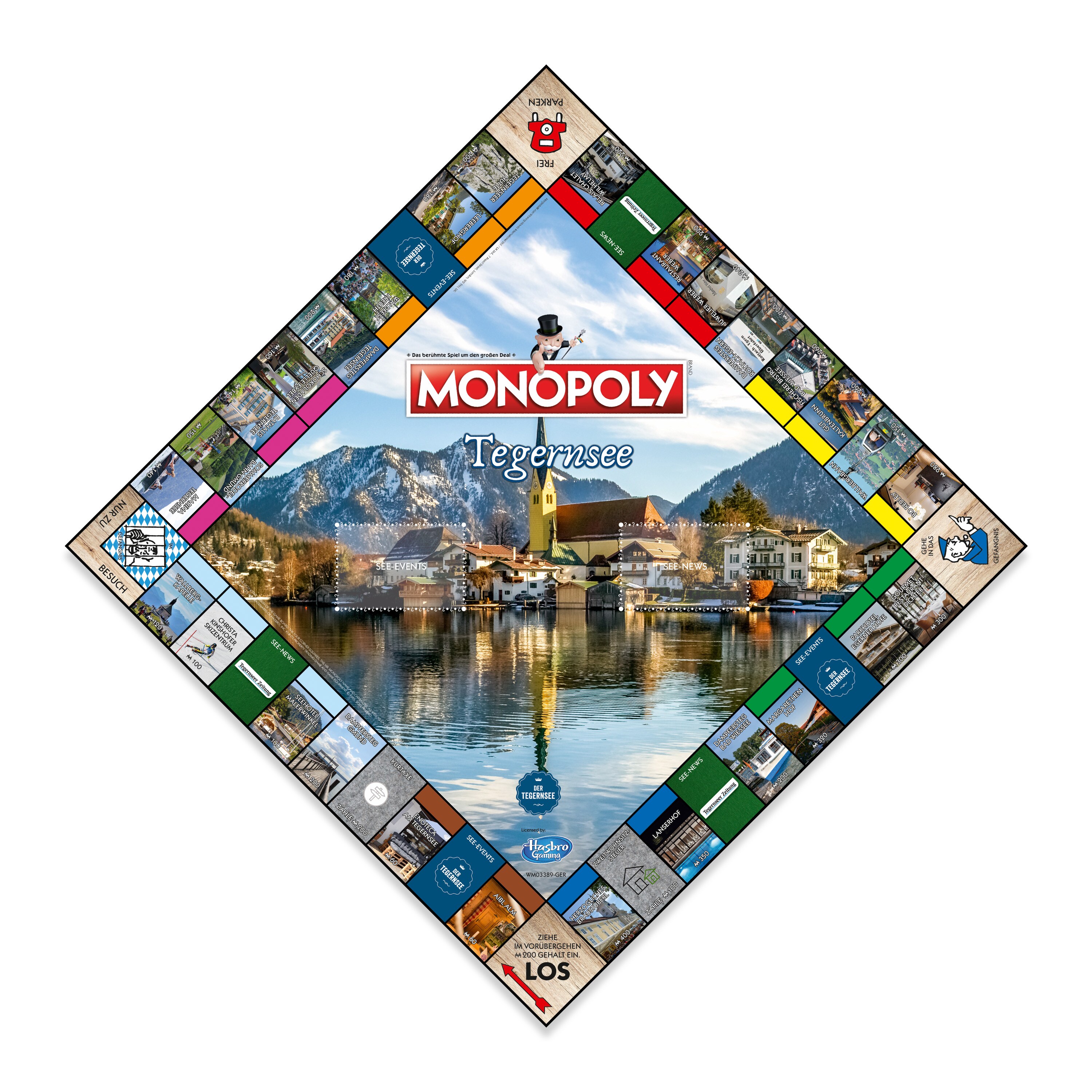 Monopoly Tegernsee Brettspiel Gesellschaftsspiel