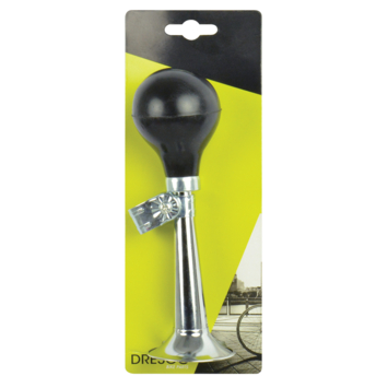 Dresco fietstoeter chroom
