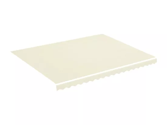 Tissu de remplacement pour auvent Crème 4,5x3,5 m