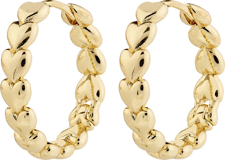 Pilgrim MAEVE hoop earrings gold-plated Guld