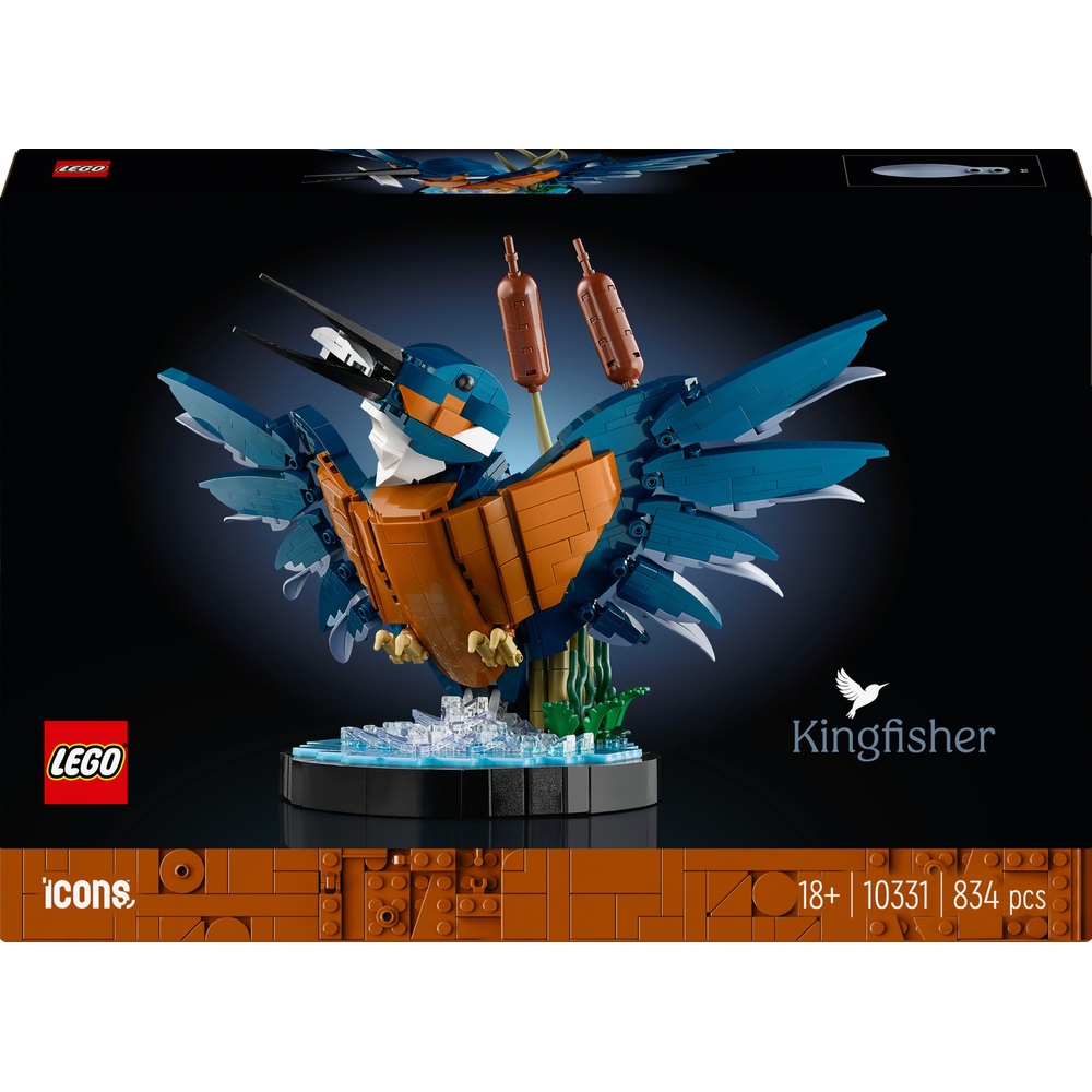 LEGO Icons 10331 Eisvogel-Vogelset für Erwachsene
