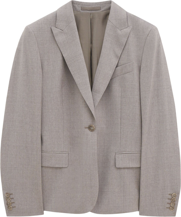 Filippa K Sasha Cool Wool Blazer Faded khak