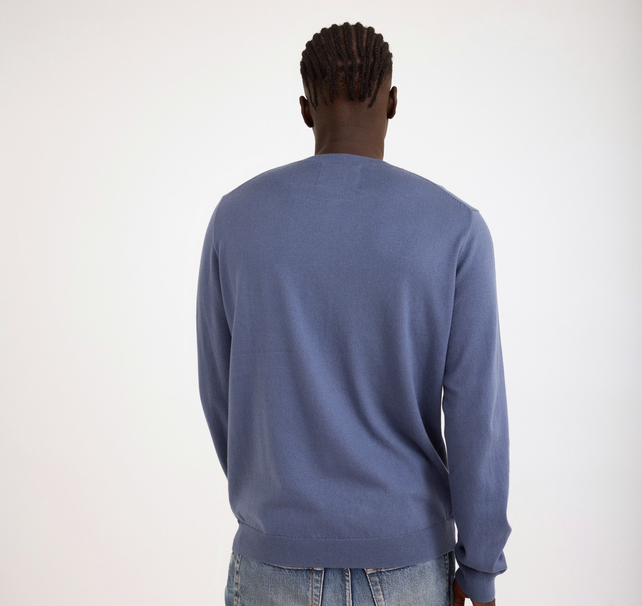 COTTON<br>Soft Knit Crewneck Sweater