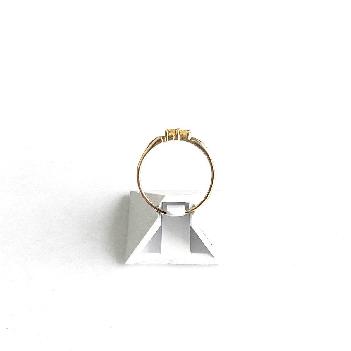 Bague d'occasion or 750 jaune citrines