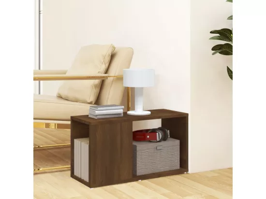 Meuble TV Chêne marron 60x24x32 cm Bois d'ingénierie