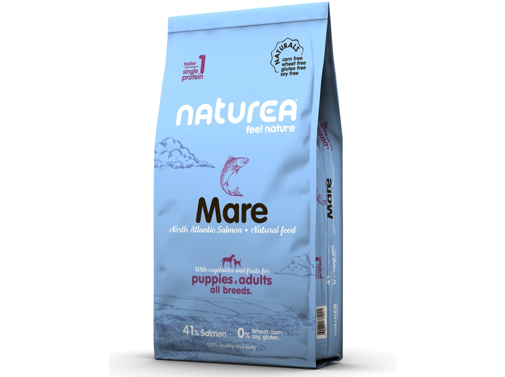 RAÇÃO PARA CÃO NATUREA MARE / SALMÃO 12KG