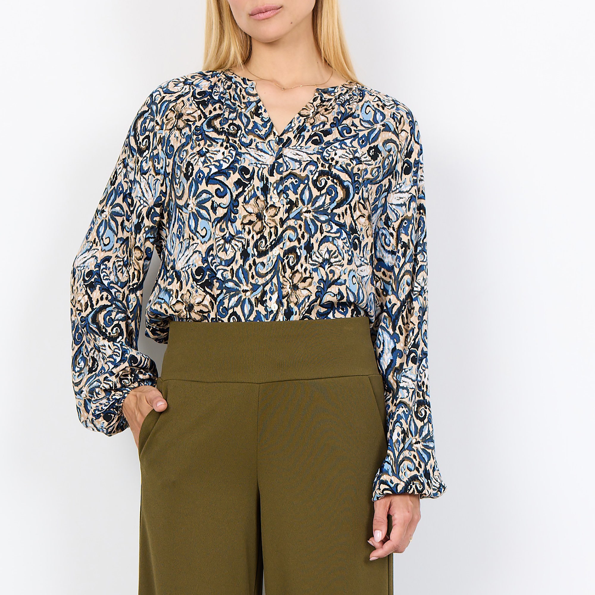 Blouse Femme bleu