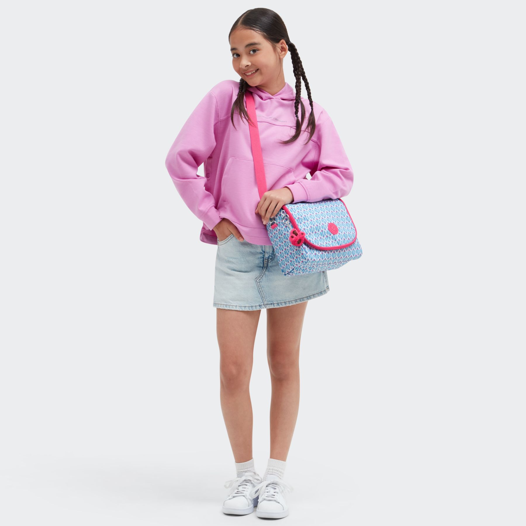 NEW KICHIROU Grand Sac Repas Isotherme avec Manchon pour Valise - Dreamy Geo Combo