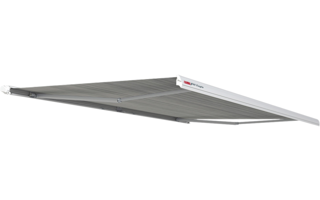 Fiamma F65eagle 400 Markise mit Motor Tuchfarbe Royal Grey 420 cm Gehäusefarbe Titanium