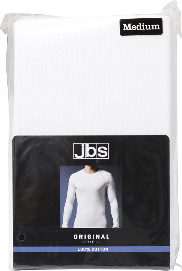 JBS JBS t-shirt, long sleeve Hvid