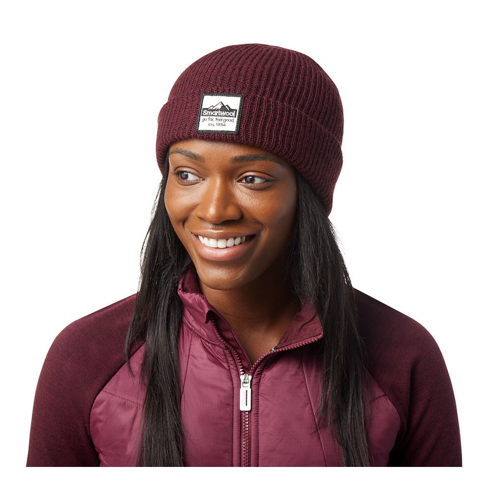 Smartwool PATCH - Bonnet black cherry heather