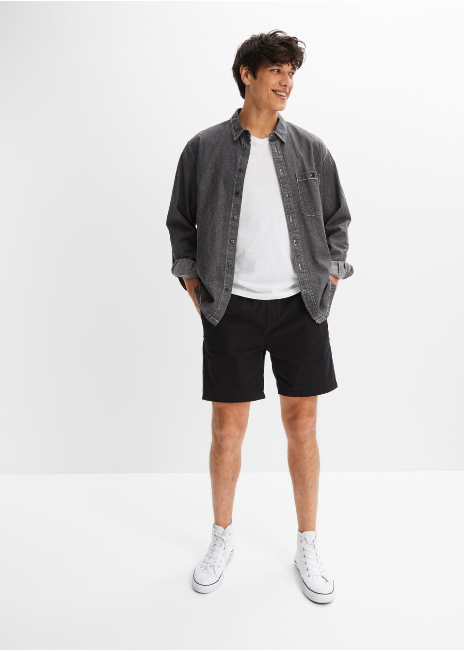 Lot de 2 shorts longs, Regular Fit