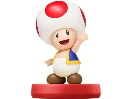 Amiibo Supermario - Toad - Tilbehør til spillekonsol -  Wii U