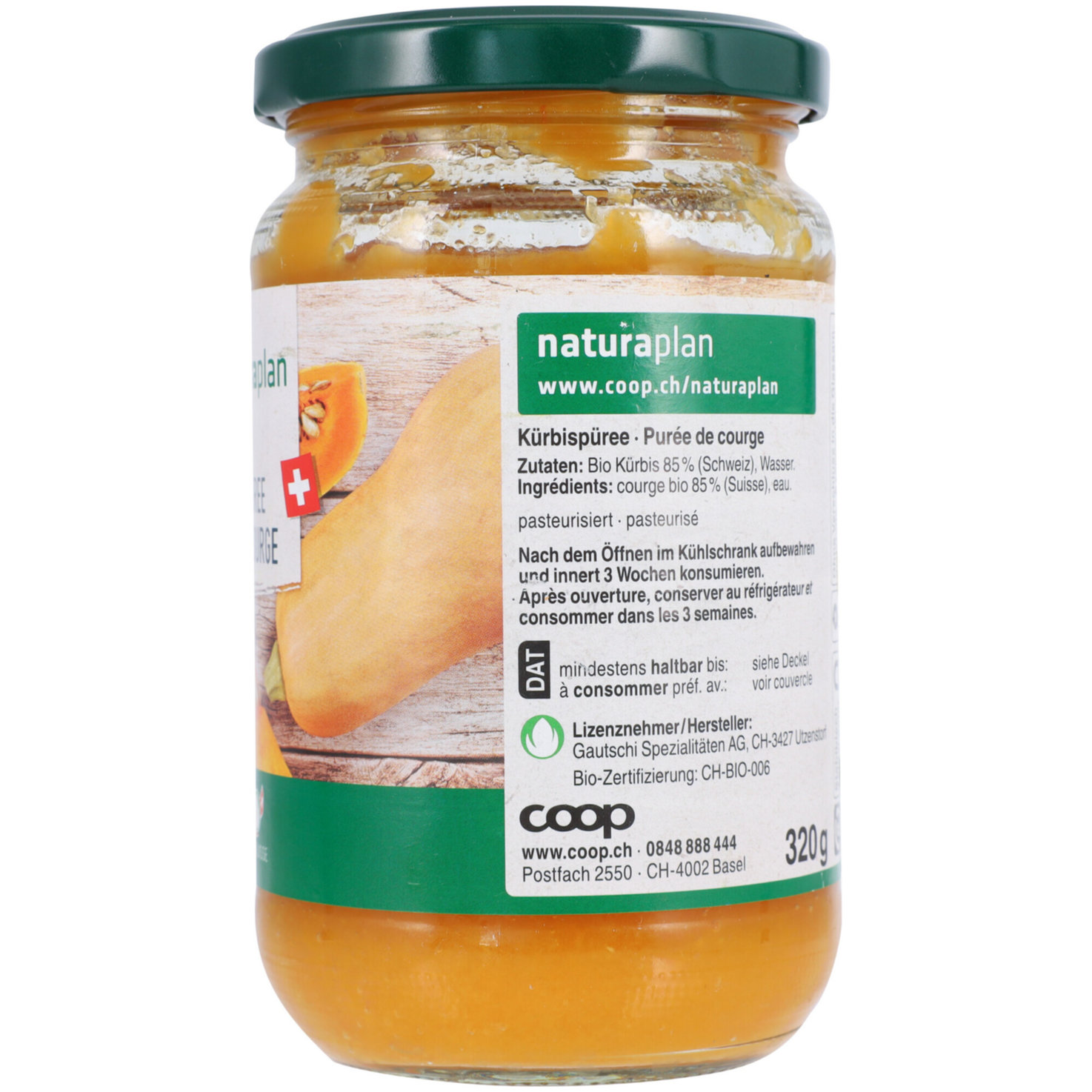 Naturaplan Bio Kürbispüree