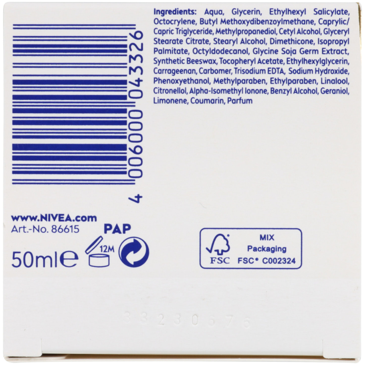 Nivea Vital Soja Anti-Age Tagescreme LSF 15
