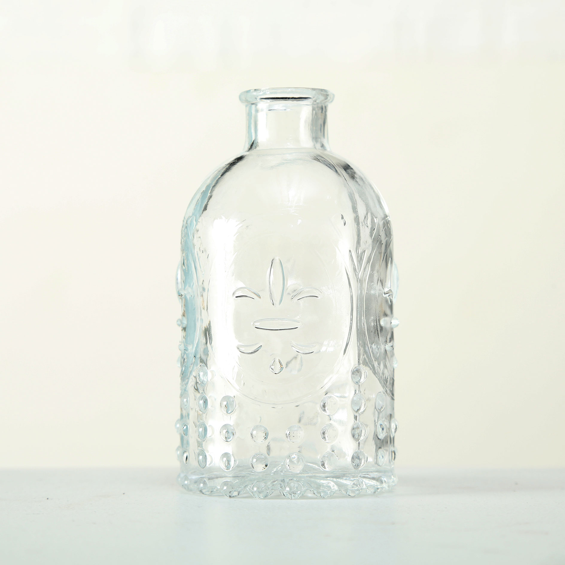 3-teiliges Set Vase - transparent - Glas