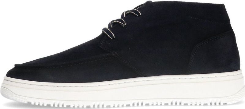 Manfield - Veterboots - Donkerblauw - Suède