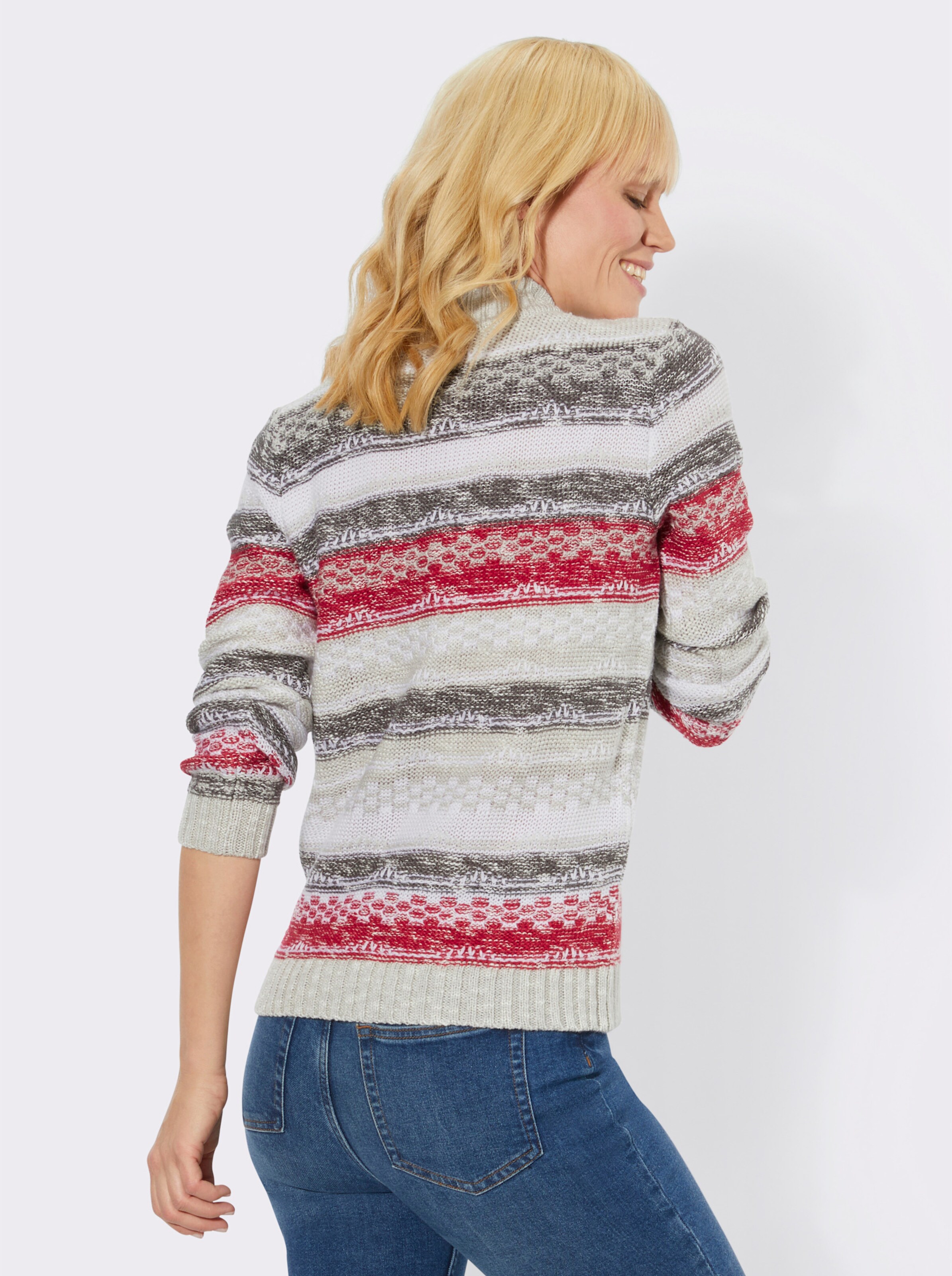 Stehkragenpullover