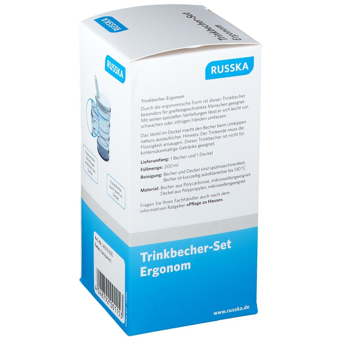 Trinkbecher »Ergonom« transparent