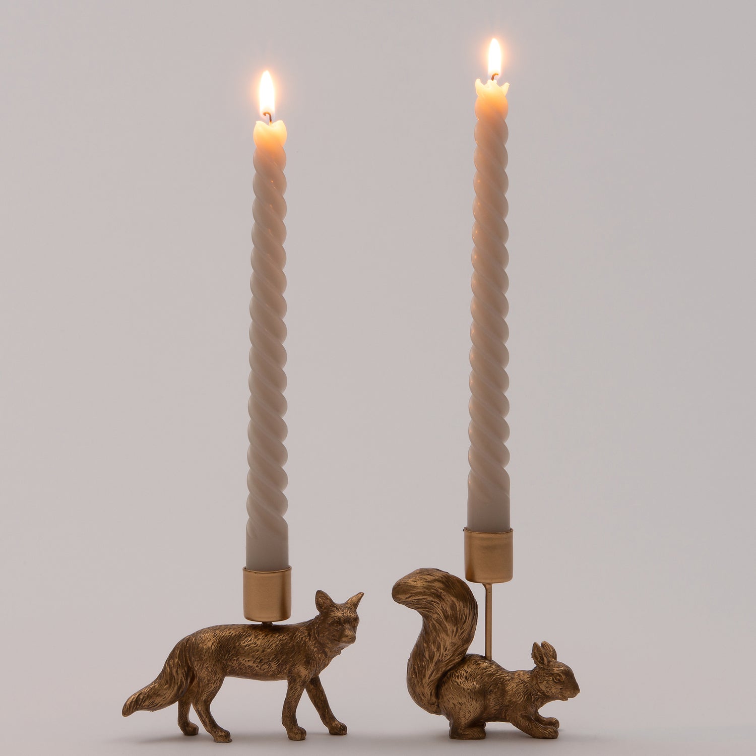 Intratuin kandelaar eekhoorn 10 x 3,5 x 10,5 cm goud