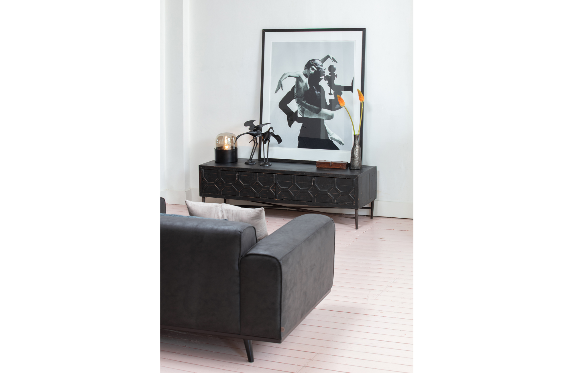 Tv meubel Bequest Bequest tv meubel hout zwart