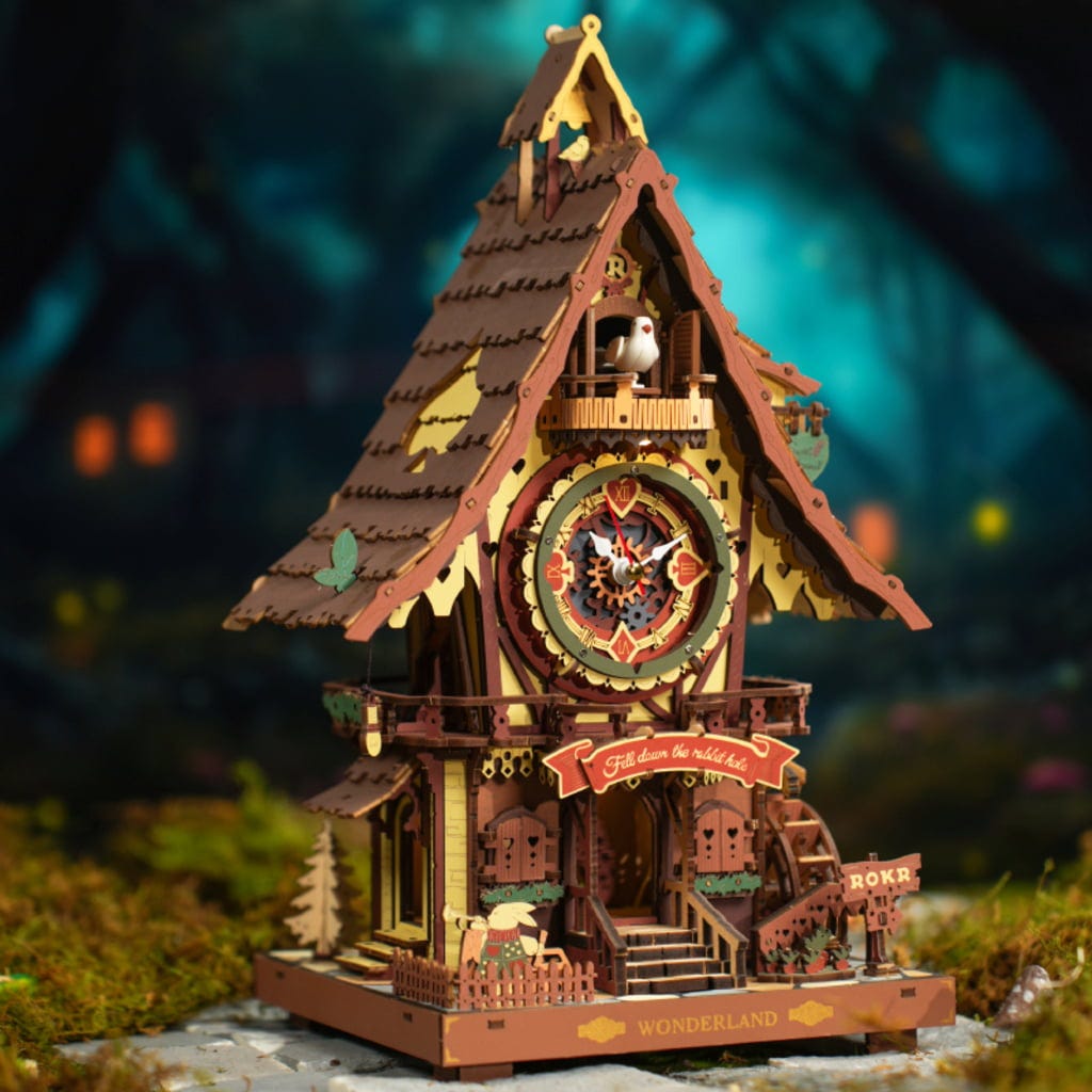 ROKR  Cuckoo Clock    3D Holzpuzzle: Wenn Zeit ein Zuhause hat