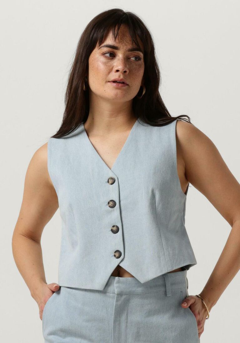 MY ESSENTIAL WARDROBE lichtblauwe my essential wardrobe gilet winniemw 159 vest