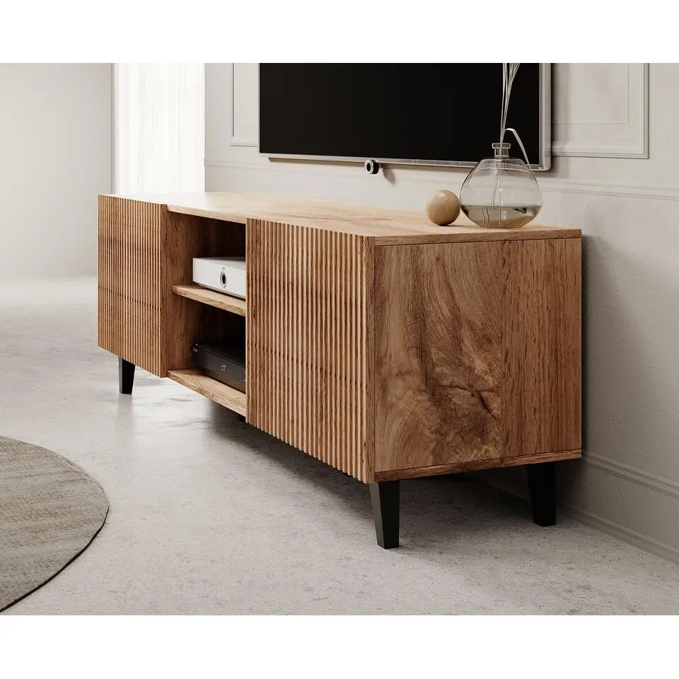 Meubella - TV-Meubel Vintar - Eiken - 150 cm