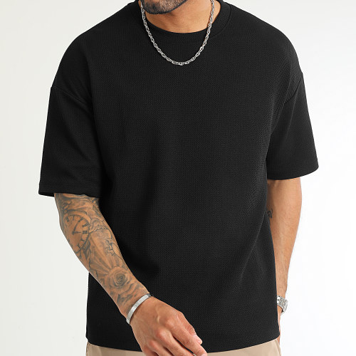 Lot De 2 Tee Shirts Oversize Large 1070521 Blanc Noir