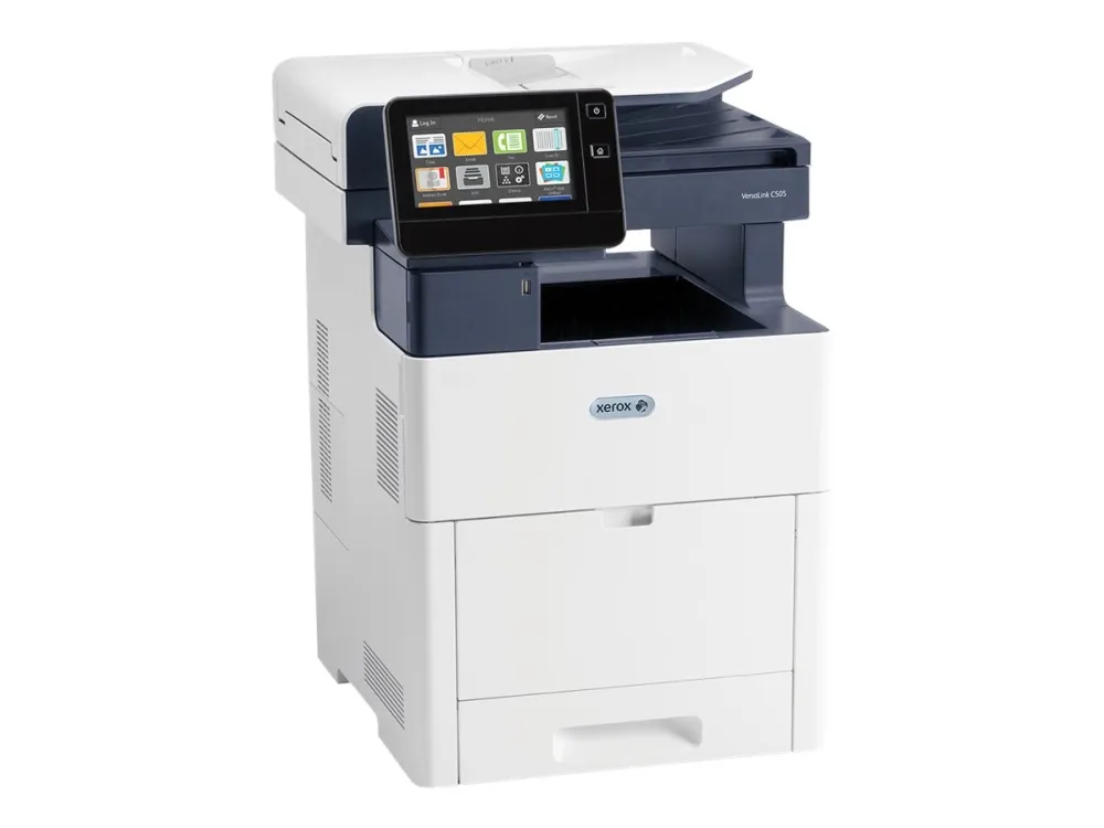 Xerox VersaLink C505/X - Multifunktionsprinter - farve - LED - 216 x 356 mm (original) - A4/Legal (medie) - op til 43 spm (kopiering) - op til 43 spm (udskriver) - 700 ark - 33.6 Kbps - Gigabit LAN, USB vært, NFC, USB 3.0 - Sold