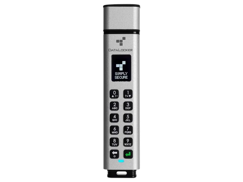 DataLocker Sentry K350 - USB flashdrive - krypteret - 64 GB - TAA-kompatibel